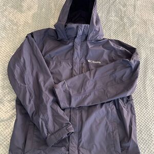 Columbia Navy Blue Mesh-Lined Jacket